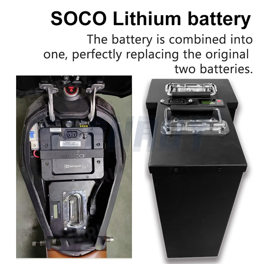Super Soco TC TS Big Battery 6 - огляд і ціна 72V 30Ah Lifepo4 Battery Pack