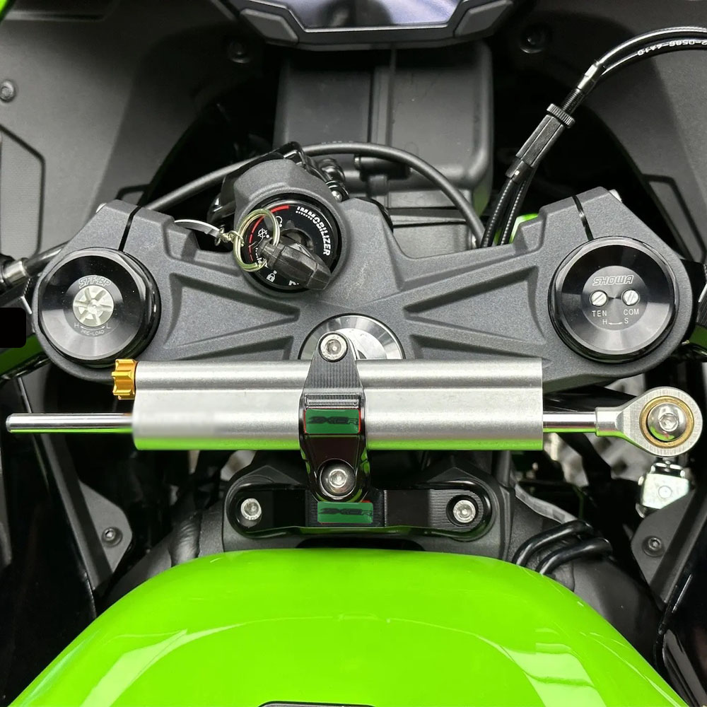 For Kawasaki Ninja ZX 6R ZX-6R - огляд і ціна Steering Damper Stabilizer Kit Cnc
