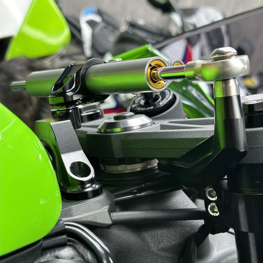 For Kawasaki Ninja ZX 6R ZX-6R - огляд і ціна Steering Damper Stabilizer Kit Cnc