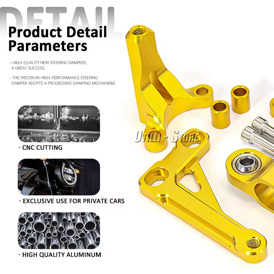 Steering Dampers for Honda CB1 - огляд і ціна Steering Damper Stabilizer Kit Cnc