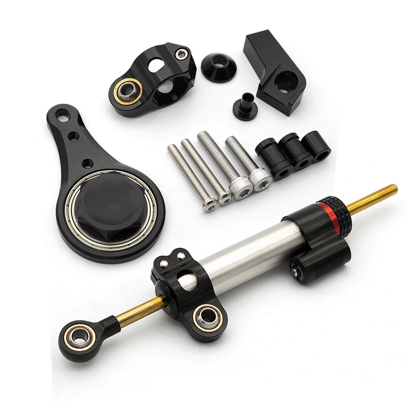 For Kawasaki Ninja ZX-6R ZX636 - огляд і ціна Steering Damper Stabilizer Kit Cnc