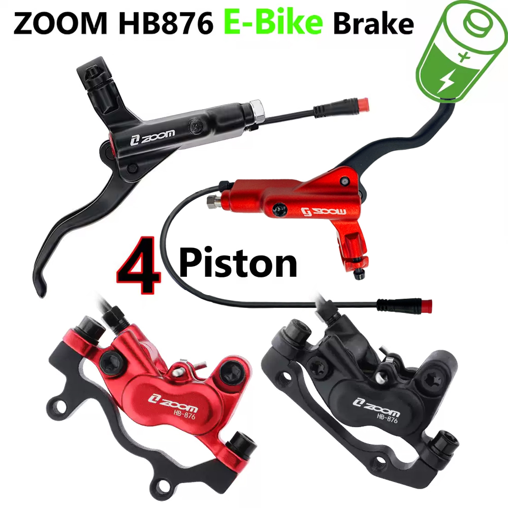 ZOOM HB-876E E-Bike 4-Piston H - огляд і ціна Zoom Hydraulic Brake 4 Piston E-Scooter