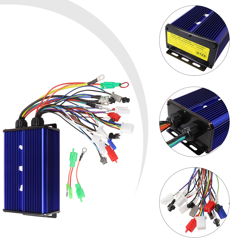 36V 48V 60V 72V 1800W Brushles - огляд і ціна 72V 45A Dual Controller