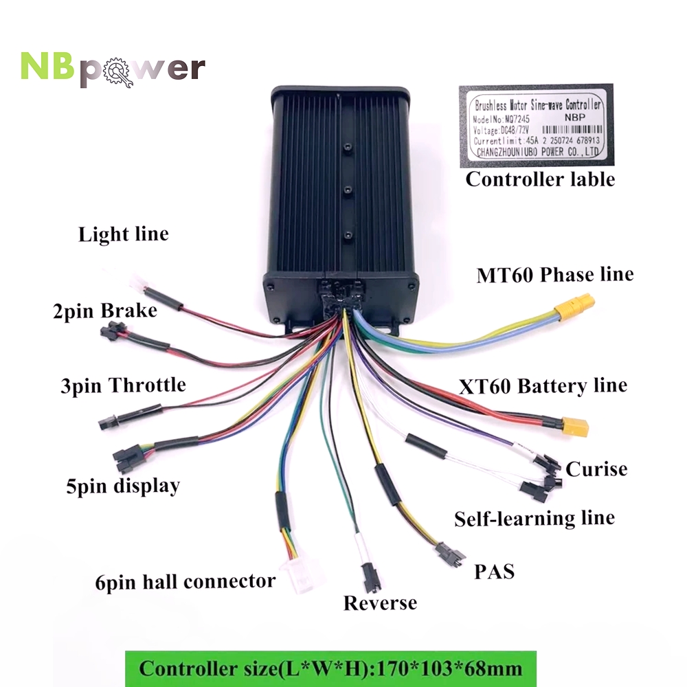 Dual Mode NBpower 48V/72V 45A  - огляд і ціна 72V 45A Dual Controller