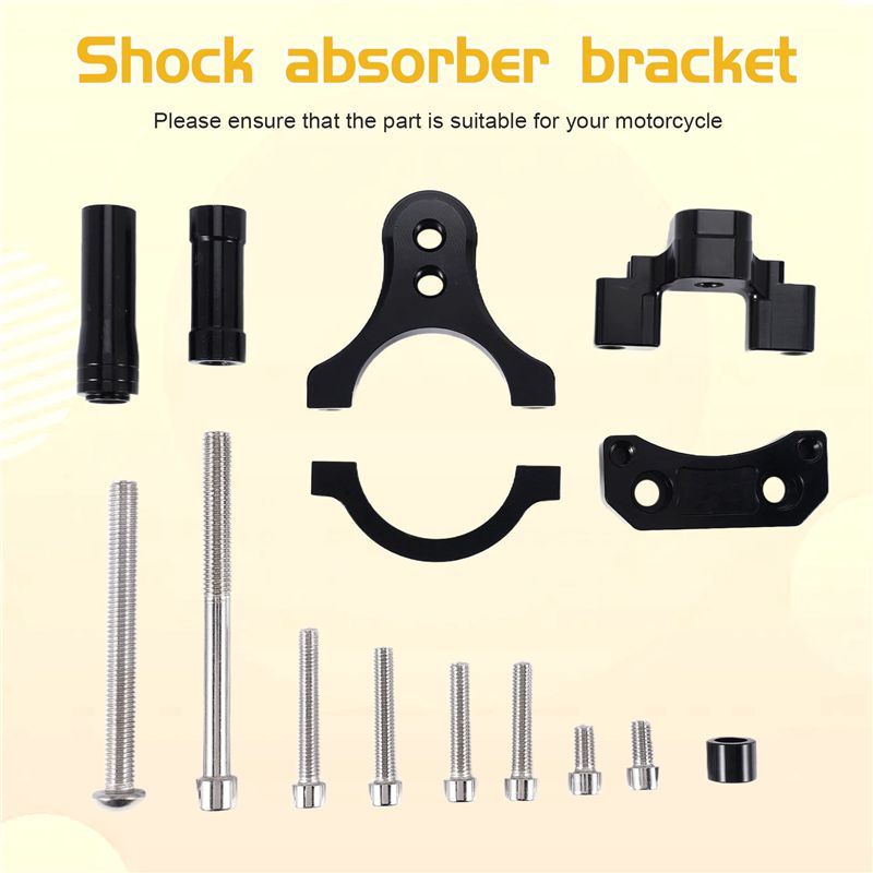 Hot Selling-Cnc Motorcycle Dam - огляд і ціна Steering Damper Stabilizer Kit Cnc